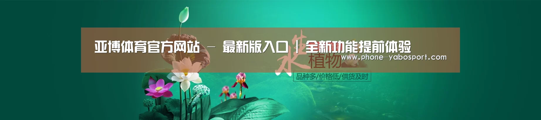 鲜花水草花卉网站模板